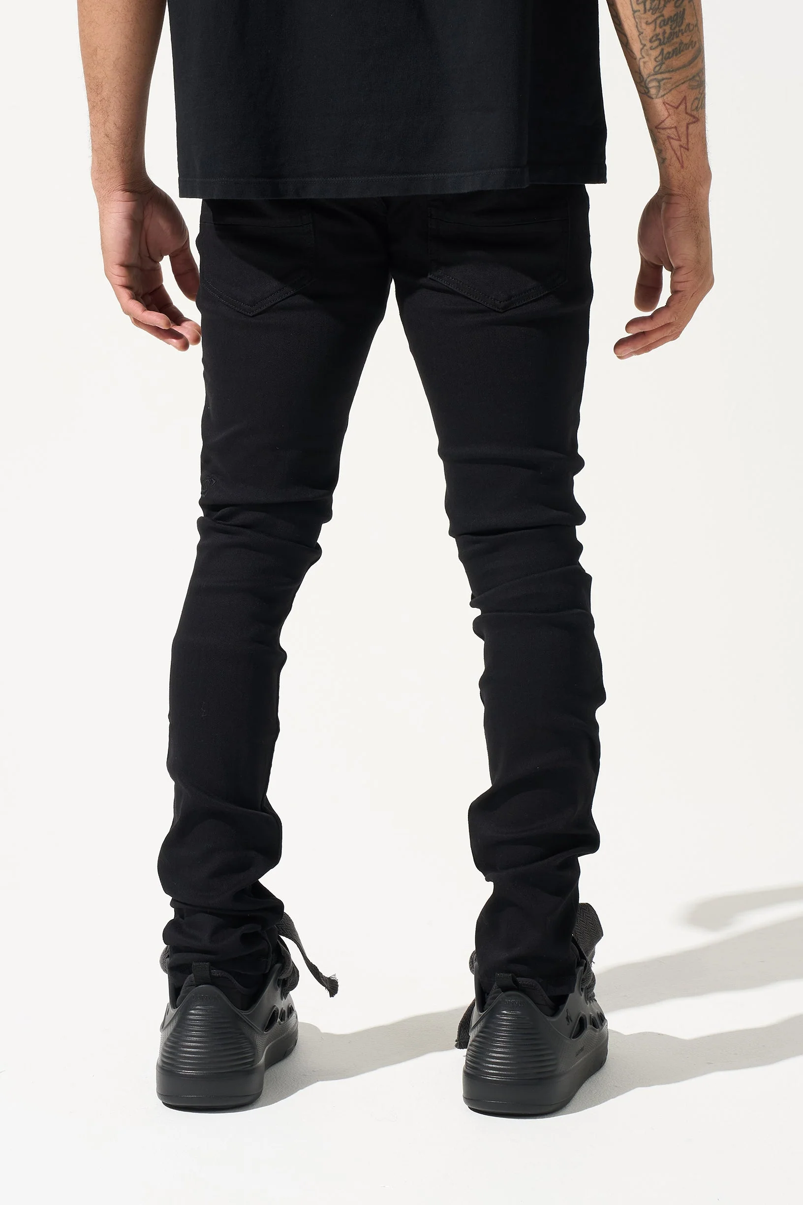 "PEACE" Black Jeans - Image 11
